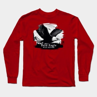 Bald Eagle - WILD NATURE - BALD EAGLE -12 Long Sleeve T-Shirt